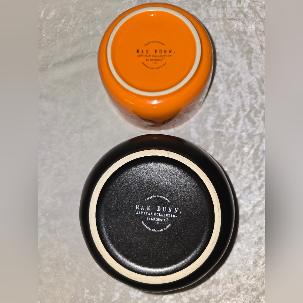 Set Of 2 EUC Set of Rae Dunn Treats round  Ceramic Container With Vented Lids - Picture 7 of 11